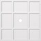 Ekena Millwork Rubik Architectural Grade PVC Contemporary Ceiling Medallion, 40"OD x 3"ID x 14"C x 1"P CMP40RK-03000 - alternate 1